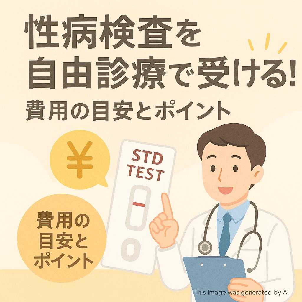 性病検査を自由診療で受ける!費用の目安とポイント
