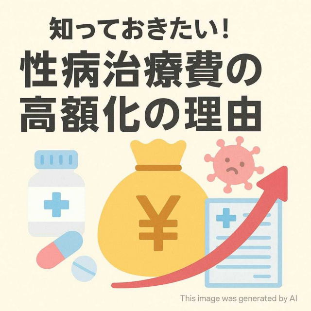 知っておきたい! 性病治療費の高額化の理由