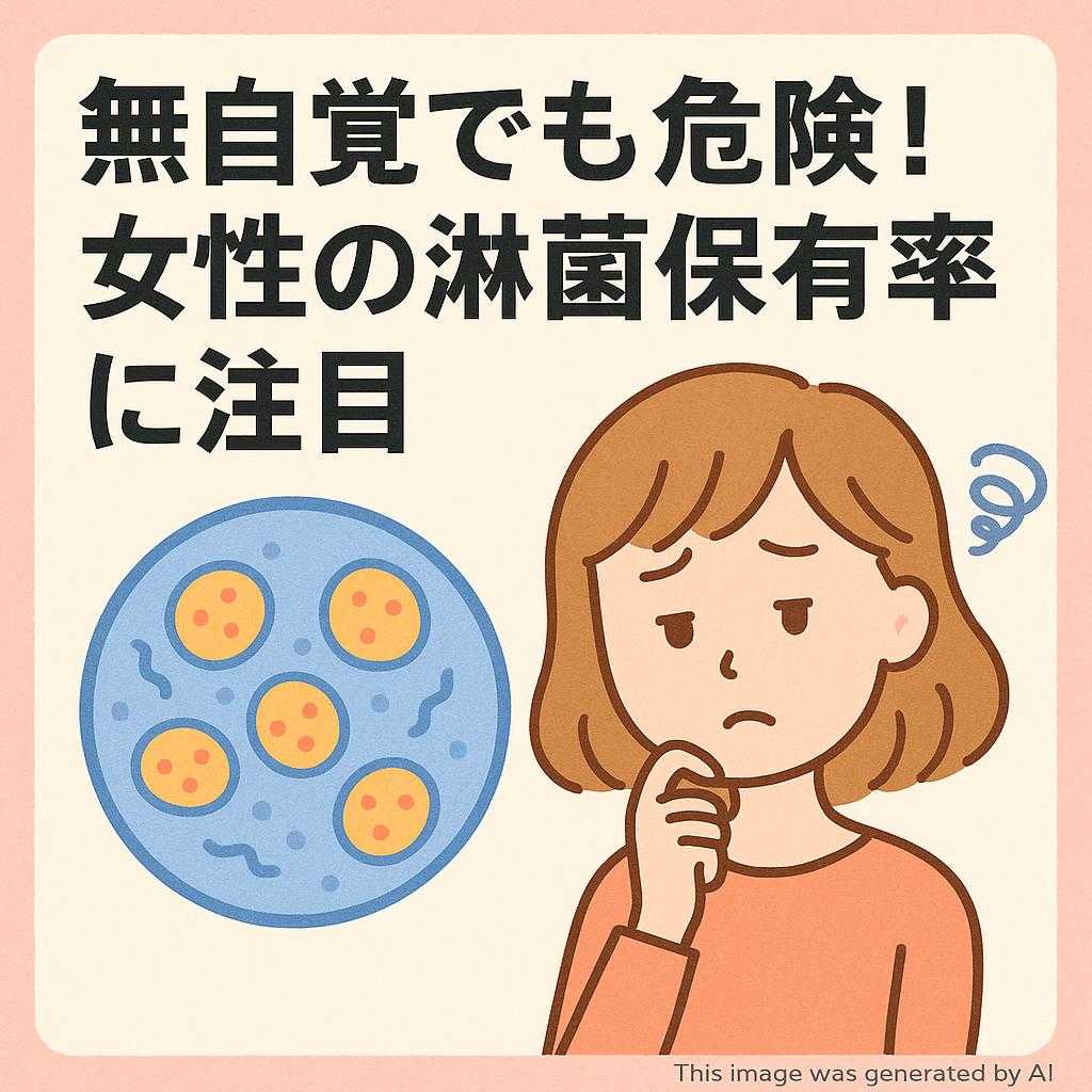 無自覚でも危険!女性の淋菌保有率に注目