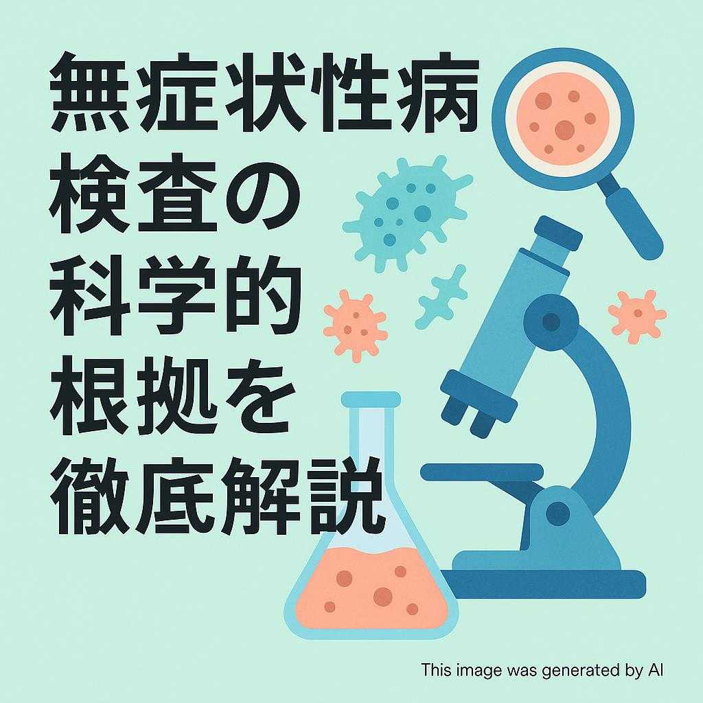 無症状性病検査の科学的根拠を徹底解説