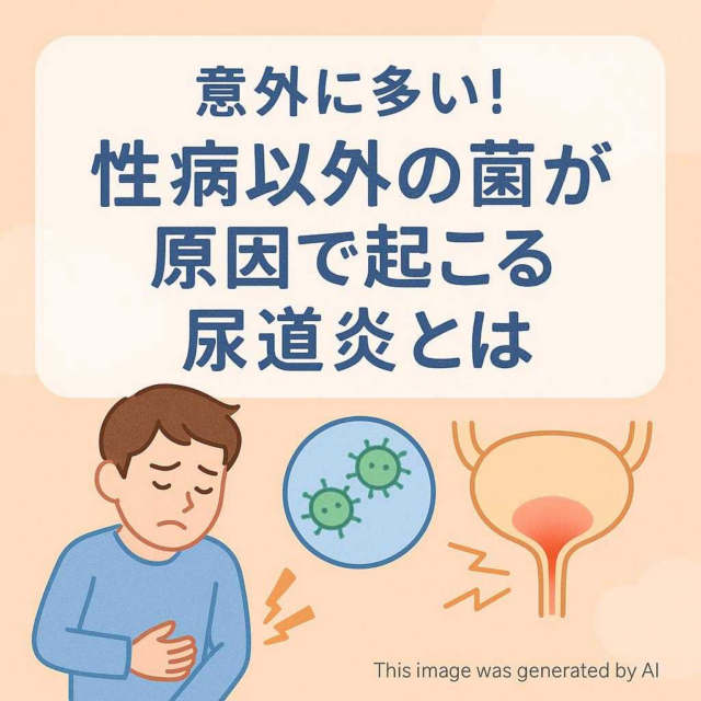 意外に多い！性病以外の菌が原因で起こる尿道炎とは