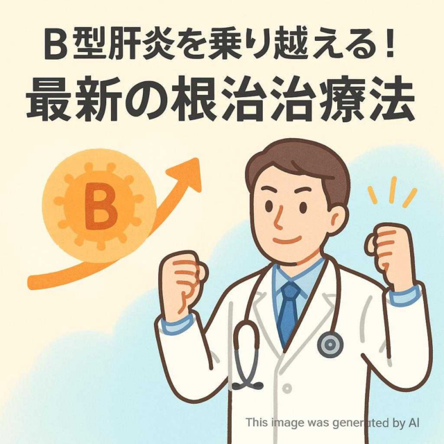 B型肝炎を乗り越える！最新の根治治療法