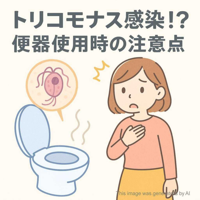 トリコモナス感染!? 便器使用時の注意点