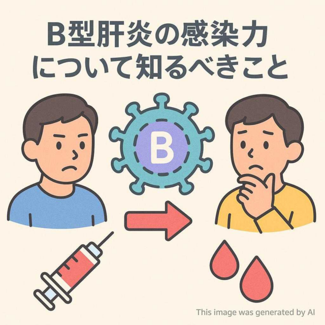 B型肝炎の感染力について知るべきこと
