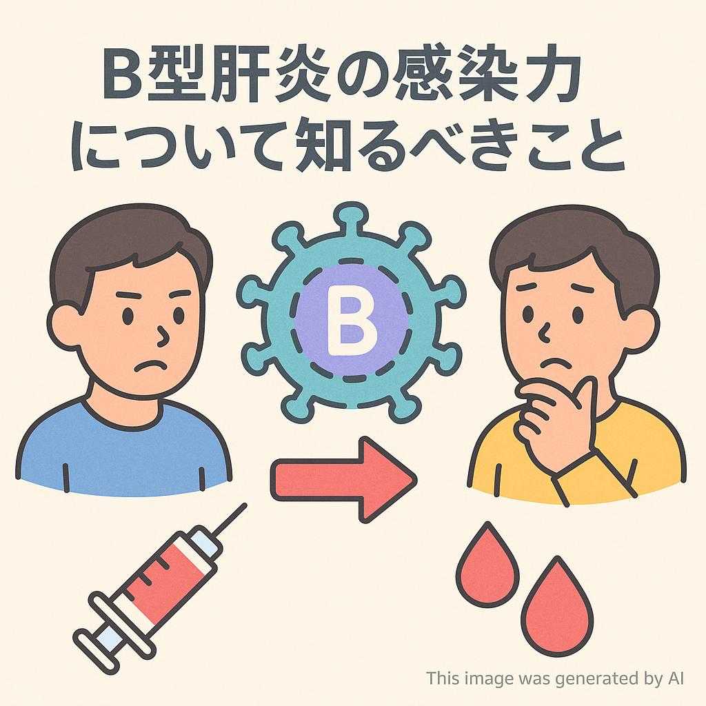 B型肝炎の感染力について知るべきこと