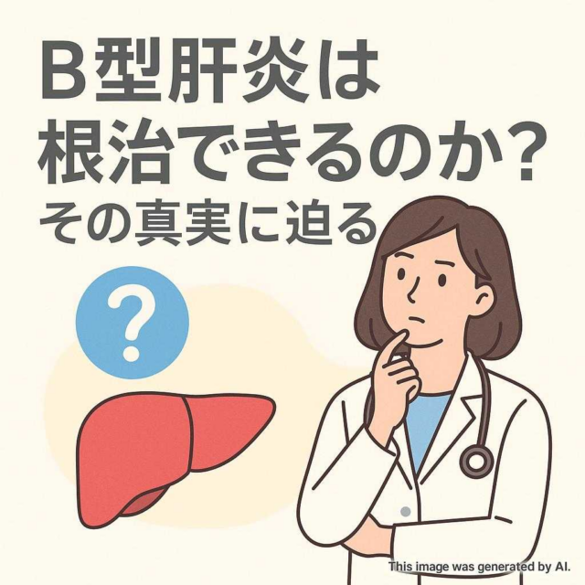 B型肝炎は根治できるのか？その真実に迫る