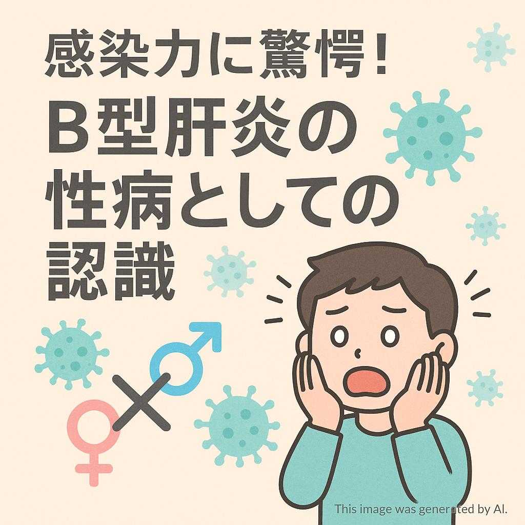 感染力に驚愕！B型肝炎の性病としての認識