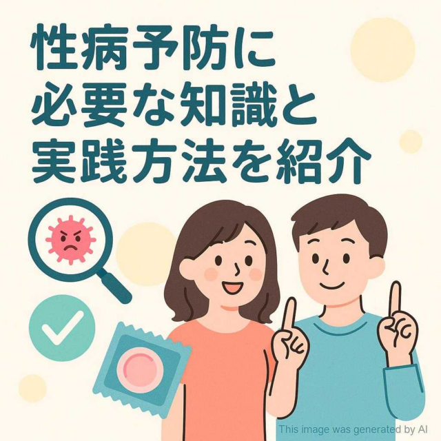 性病予防に必要な知識と実践方法を紹介