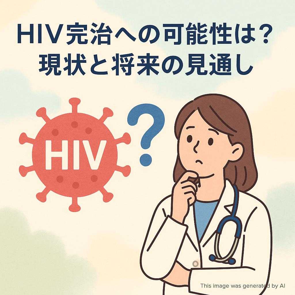 HIV完治への可能性は？現状と将来の見通し