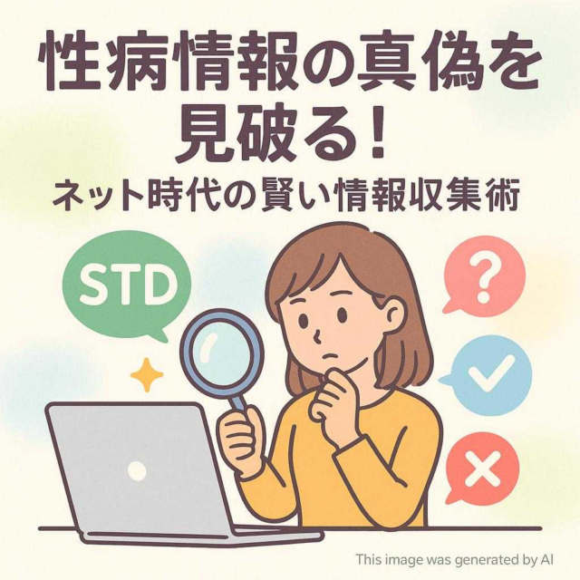 性病情報の真偽を見破る！ネット時代の賢い情報収集術
