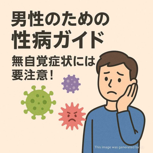 男性のための性病ガイド 無自覚症状には要注意！