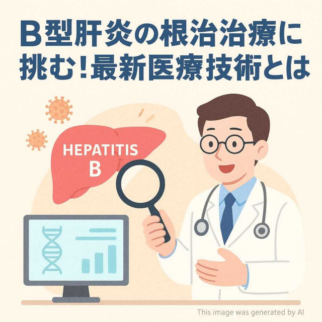 B型肝炎の根治治療に挑む！最新医療技術とは？