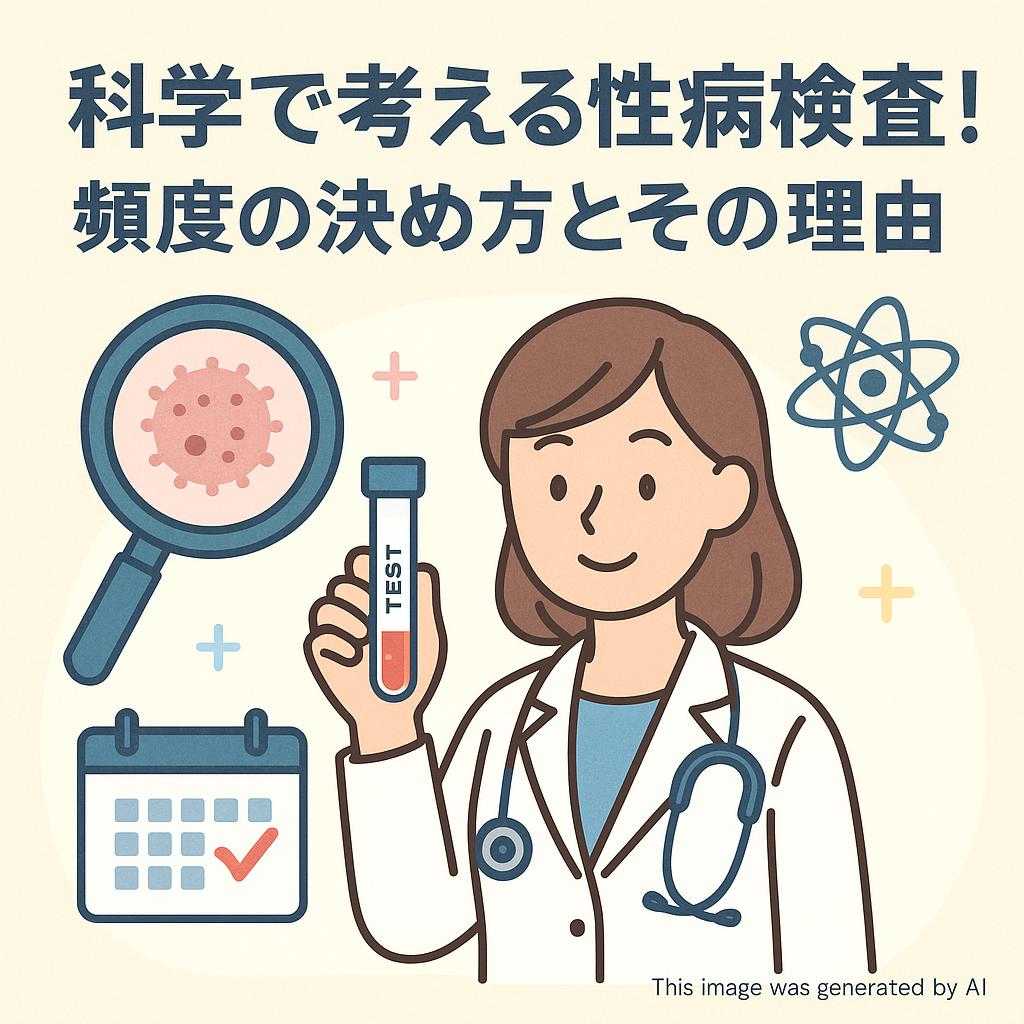 科学で考える性病検査！頻度の決め方とその理由