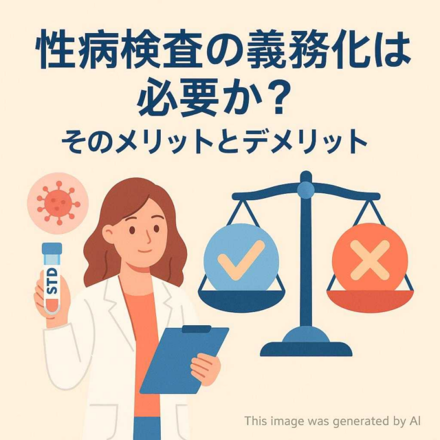 性病検査の義務化は必要か？そのメリットとデメリット