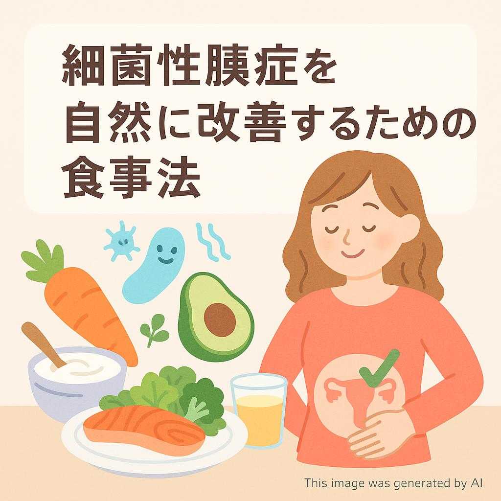 細菌性膣症を自然に改善するための食事法