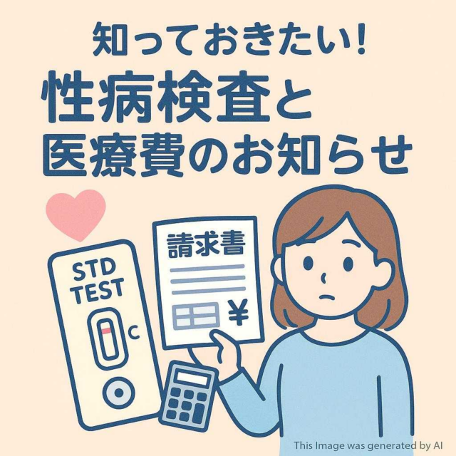 知っておきたい！性病検査と医療費のお知らせ