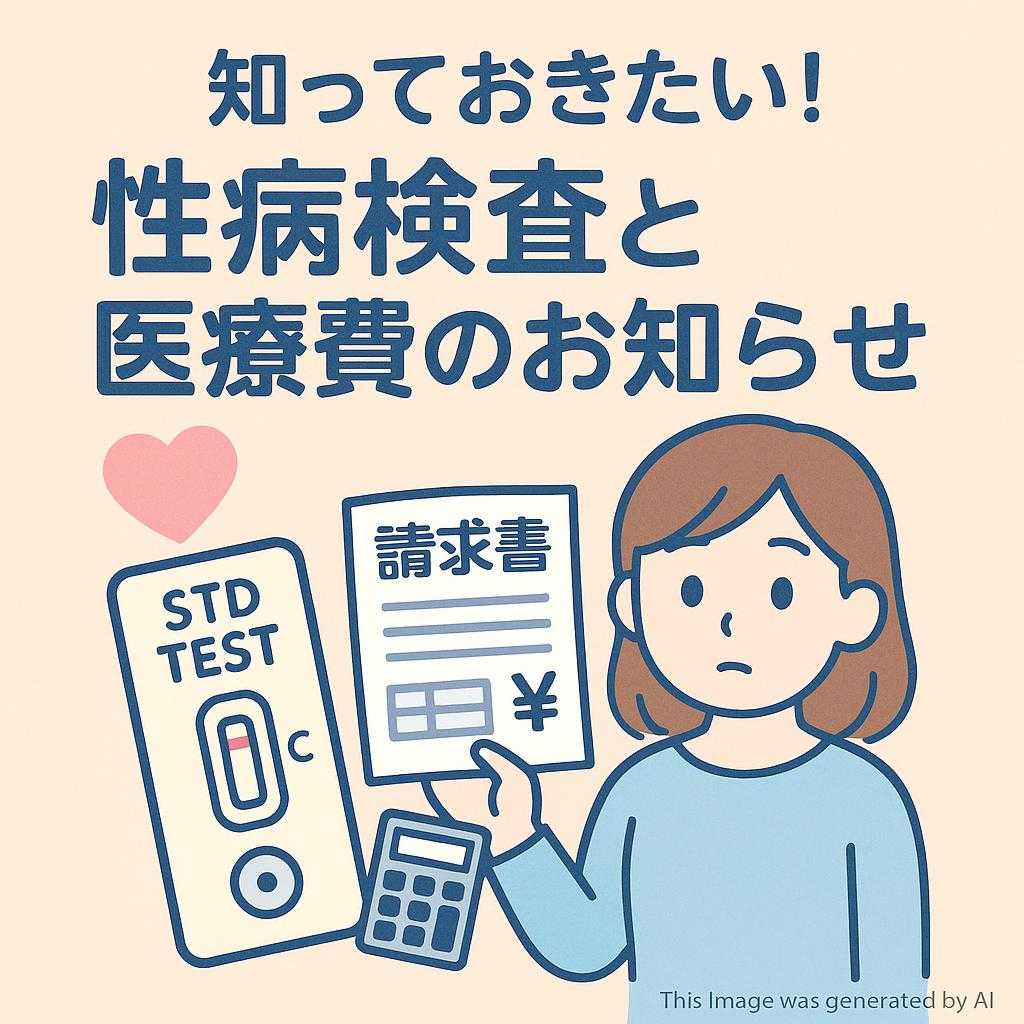 知っておきたい！性病検査と医療費のお知らせ